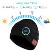 Men Gifts; BT Beanie Hat With Light; Men's Winter Hat With LED; Sports Cap With Headphones For Outdoor; Warm Fleece Hats Gift For Christmas