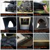 Roll over image to zoom in Adventurer Plus Rooftop Tent Hardshell with Side Awning, Air Conditioner Outlet with Bracket, &Replaceable Rain Flies